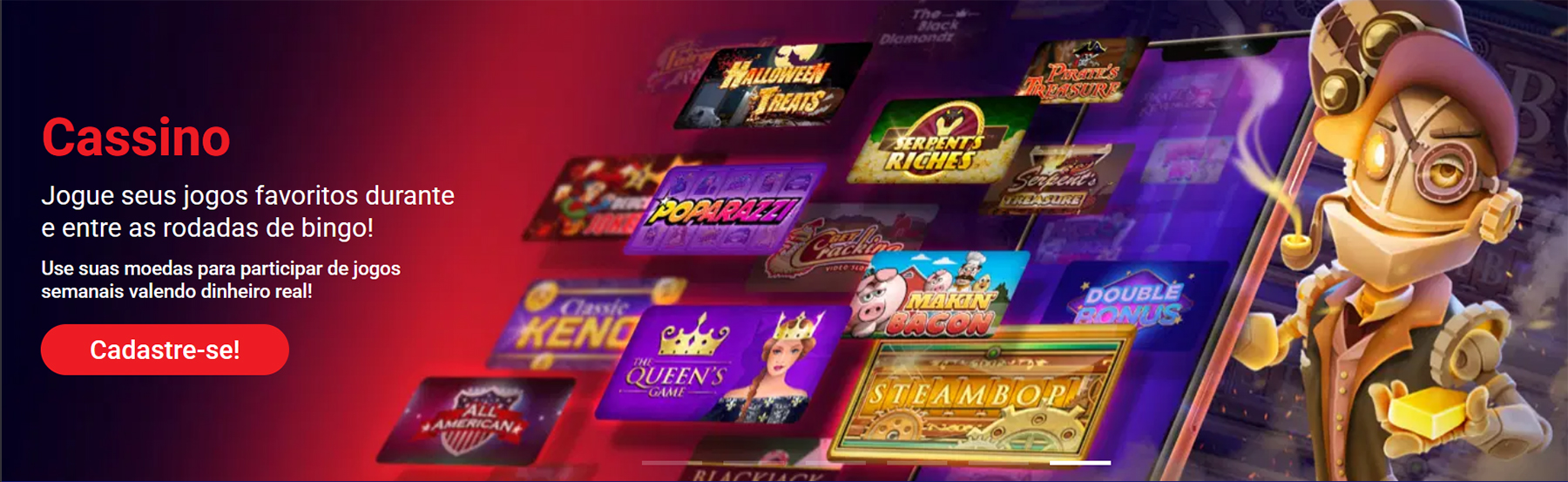 Jogue nas melhores máquinas de Slots