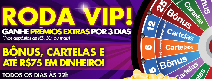 Deposite R$150 ou mais e ganhe prêmios durante 3 dias!