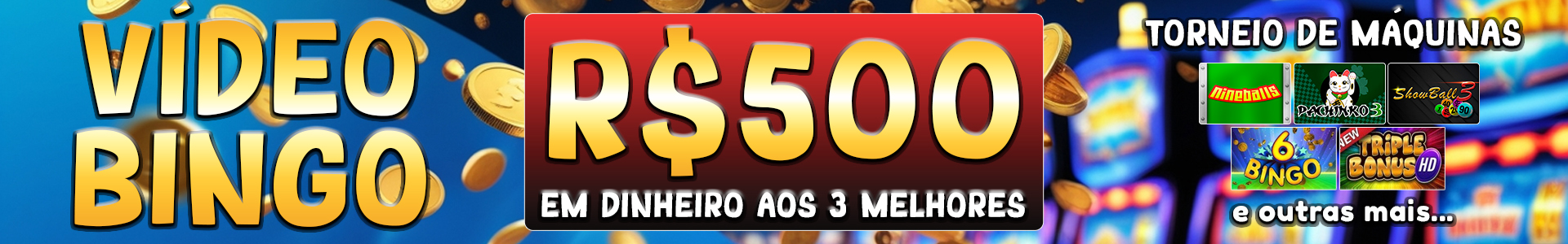 500 em dinheiro no placar