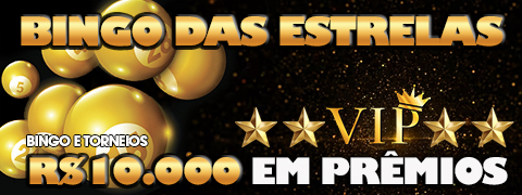 Bingo das Estrelas - R$10.000,00 em Prêmios!