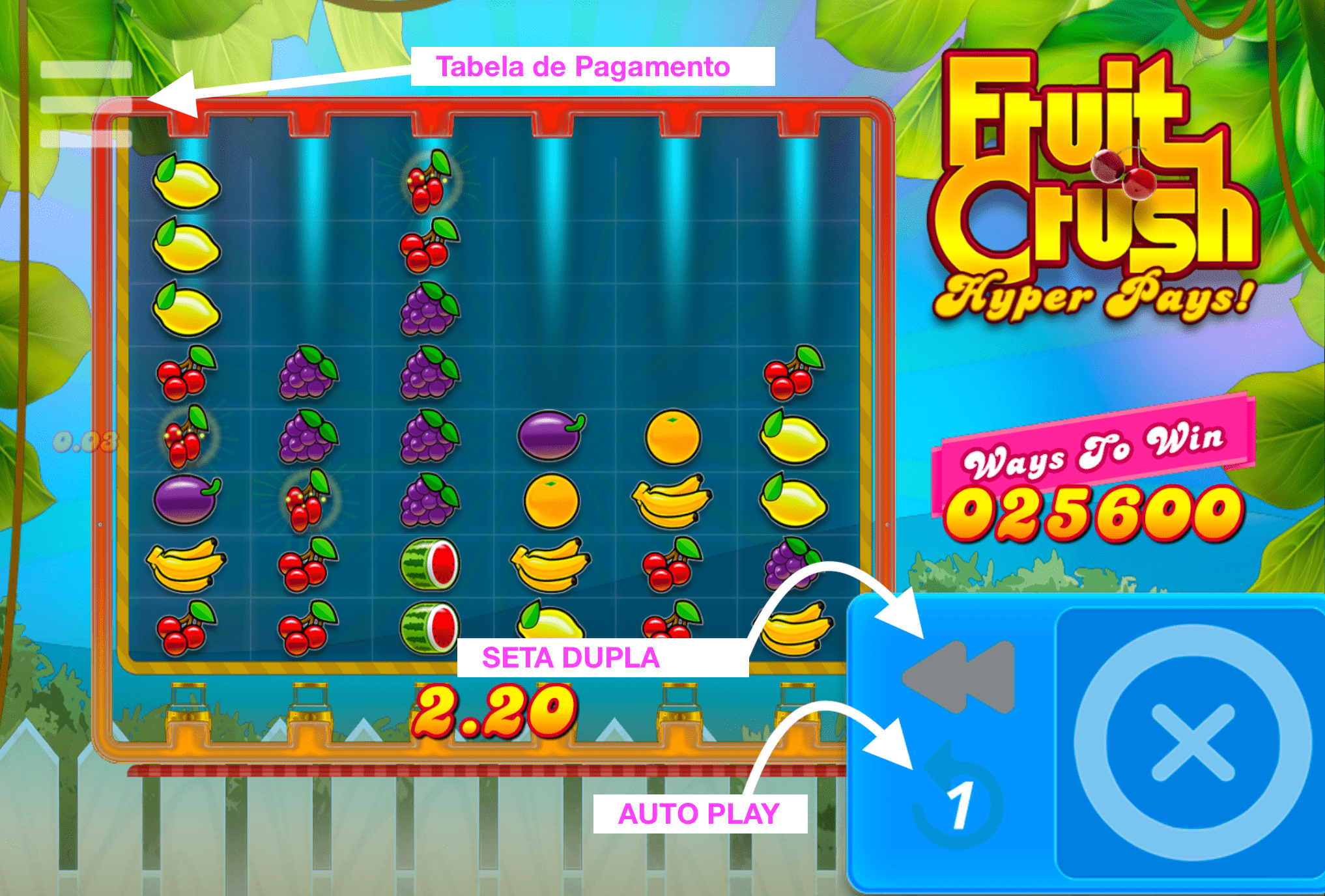 Fruit Crush - 15 mil na competição!