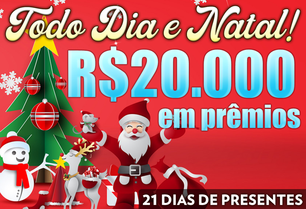 Natal do Jogou Ganhou! 21 dias de presentes e 43 vencedores!