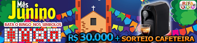 Rifa de Bingo – 30 mil e sorteio Surpresa todo mês!